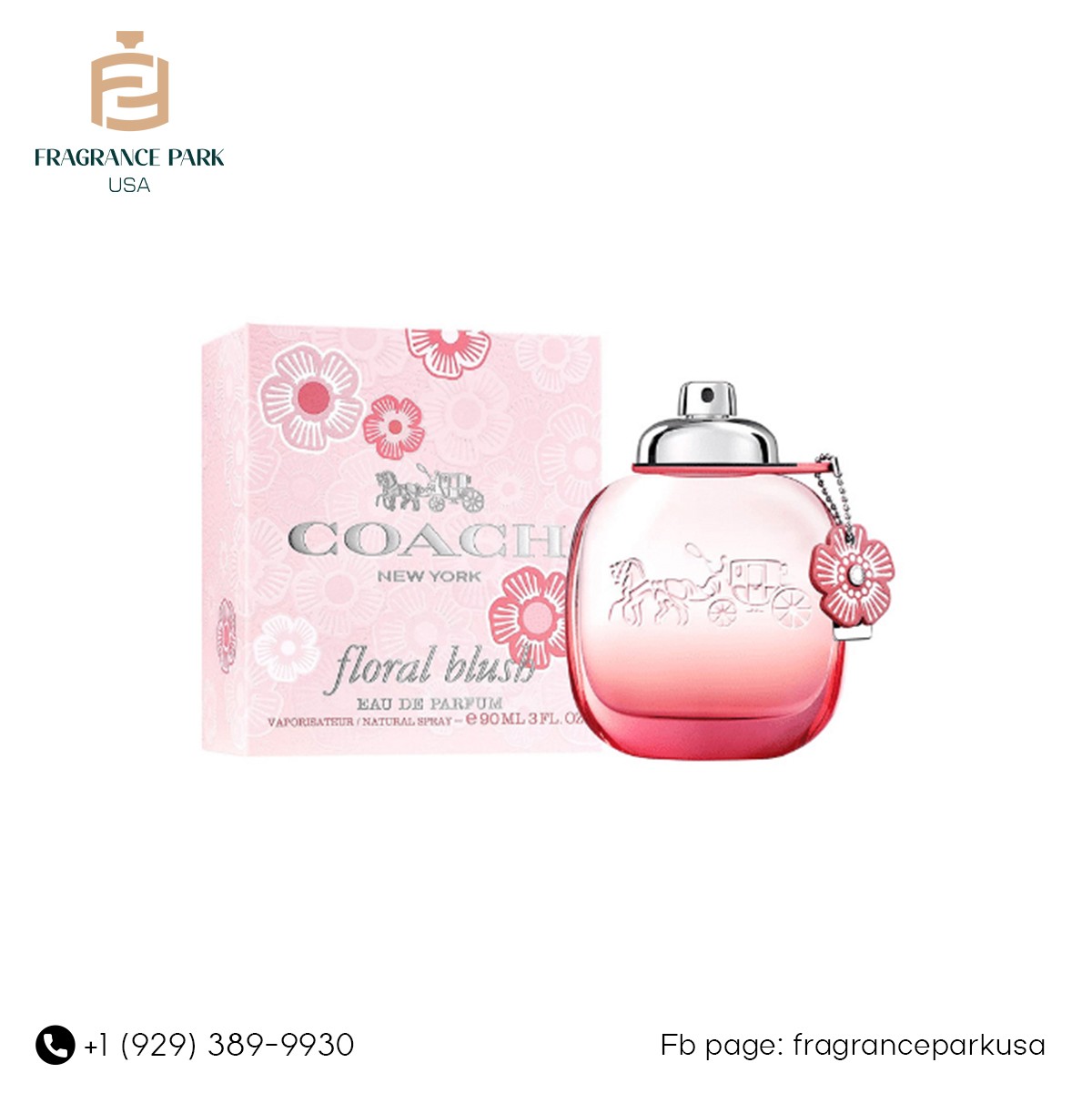 COACH NEW YORK FLORAL BLUSH